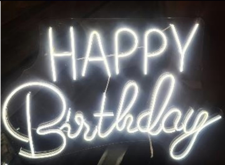 تابلو نئونی happy Birthday