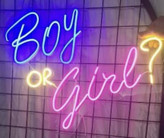 تابلو نئونی تعیین جنسیت (Boy or girl ?)