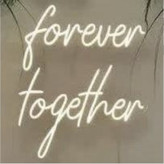 تابلو نئونی Forever together