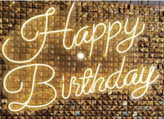 تابلو نئونی happy Birthday