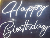 تابلو نئونی happy Birthday