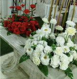 گل مصنوعی مخصوص شمعدان