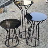 میز چتری کمر باریک (رنگ کوره ای)