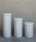استوانه چوبی شیار دار