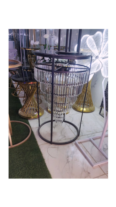 لوستر زمینی کاردی با شیشه